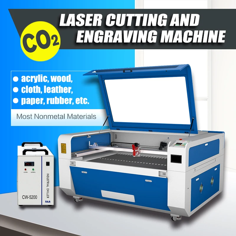 100W RECI W2 CO2 Laser Engraving Machine Cutter 35X24