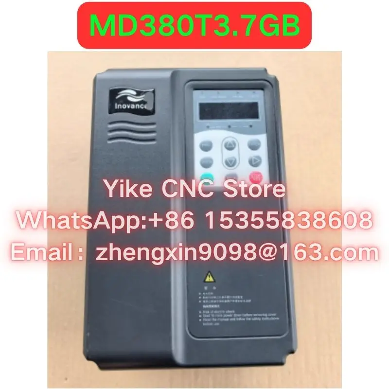 Used Inovance MD380T3.7GB Frequency converters Functional test OK
