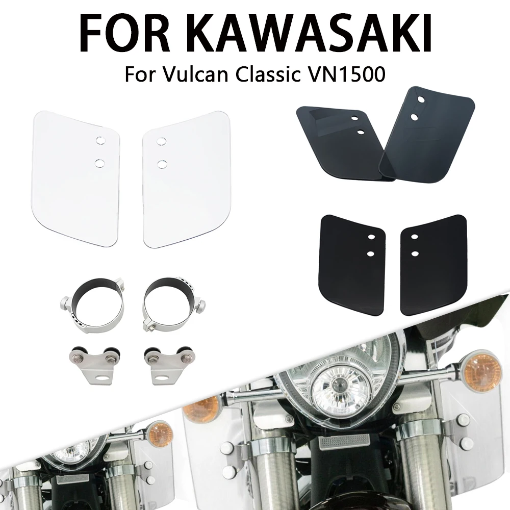 

Motorcycle Front Fork Wind Deflectors For Yamaha V-Star XV950 For Honda Shadow VT1300 For Kawasaki Vulcan VN1500 Accessories