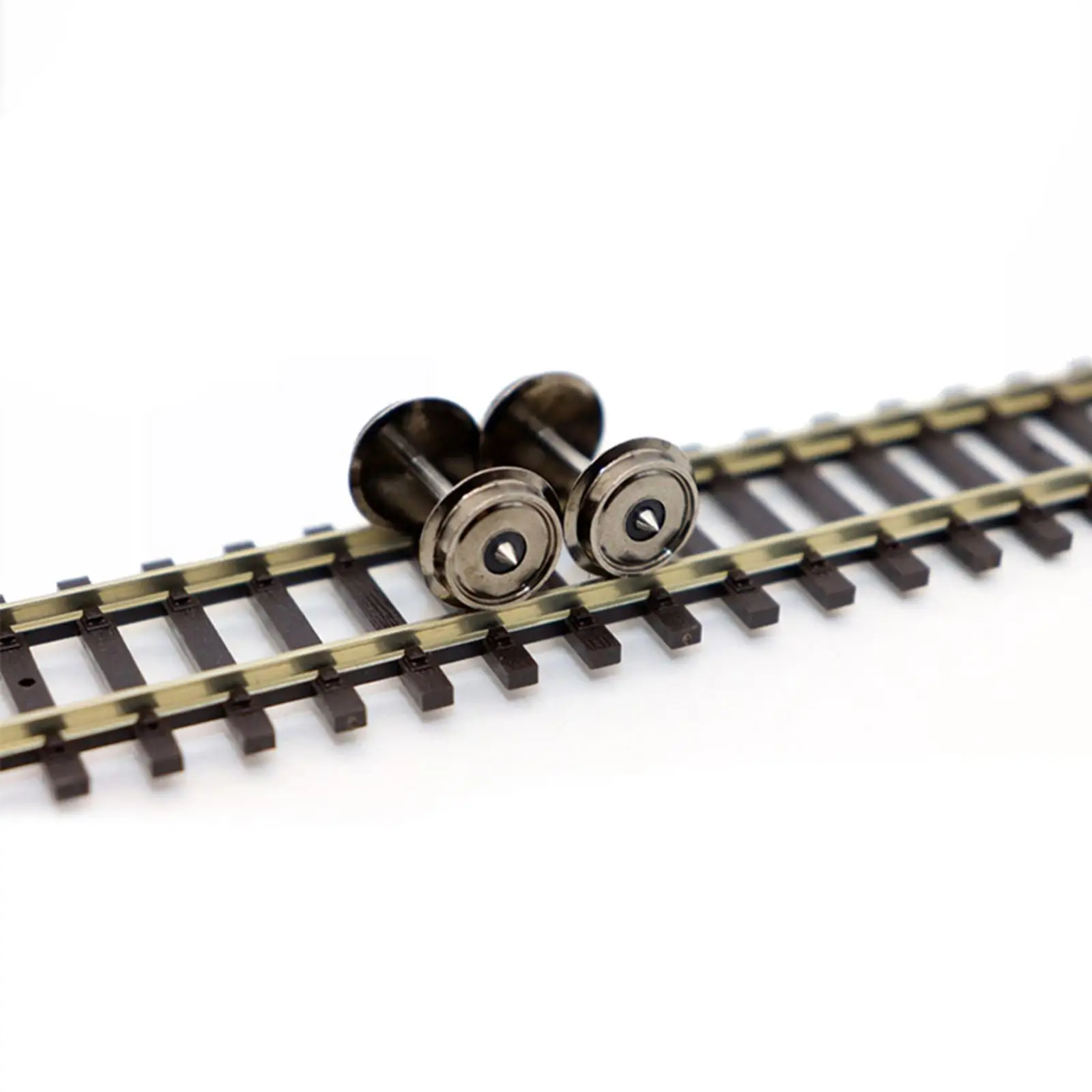 

2x Metal DC Wheels HO Scale Wheel Modification Replacement Professional Train DC
