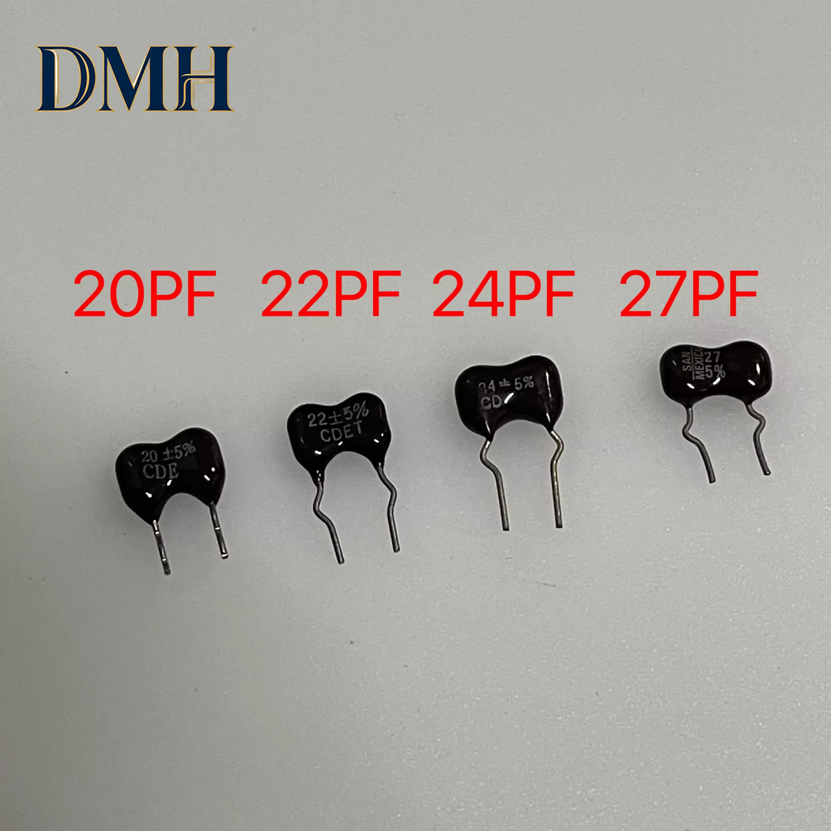 Capacitor de Mica Prata American Fever 20PF 22PF 24PF 27PF 500V Alta Precisão