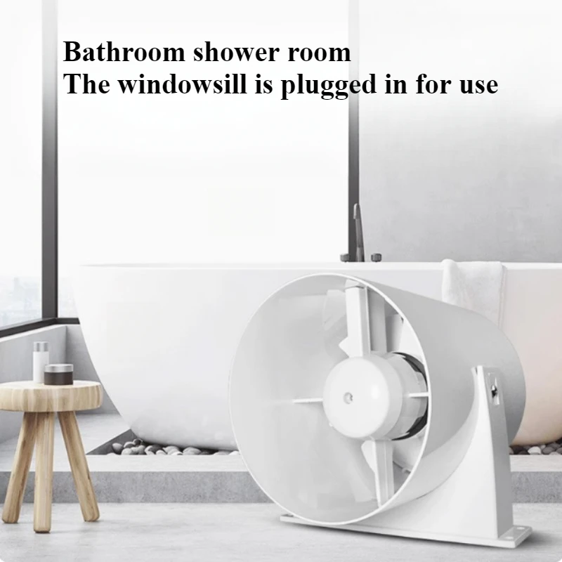 4/6/8 Inch 220V Silent Ventilation Air Vents Ventilator Extractor Removable Extractor Fan Ventilator Bathroom Kitchen Washroom