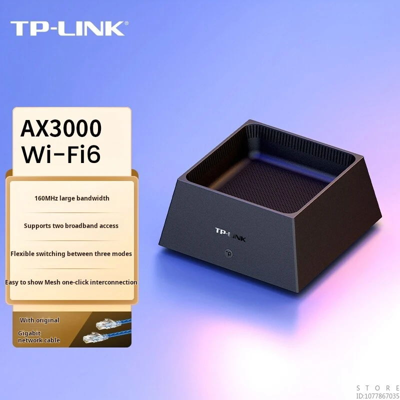 

TP-LINK AX5400 Wireless High-speed Mesh Router Gigabit Dual WAN Wifi6 5G Dual-band TL-XDR3050 Easy Exhibition Version