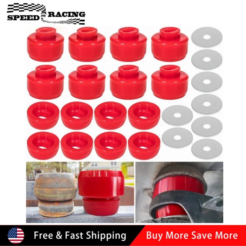 

EC-7-141BCMBK, 24 шт., комплект силиконовых втулок для крепления кабины для Chevrolet Sliverado 1500 2500 2500HD 2WD 4WD 1999-2014 гг.