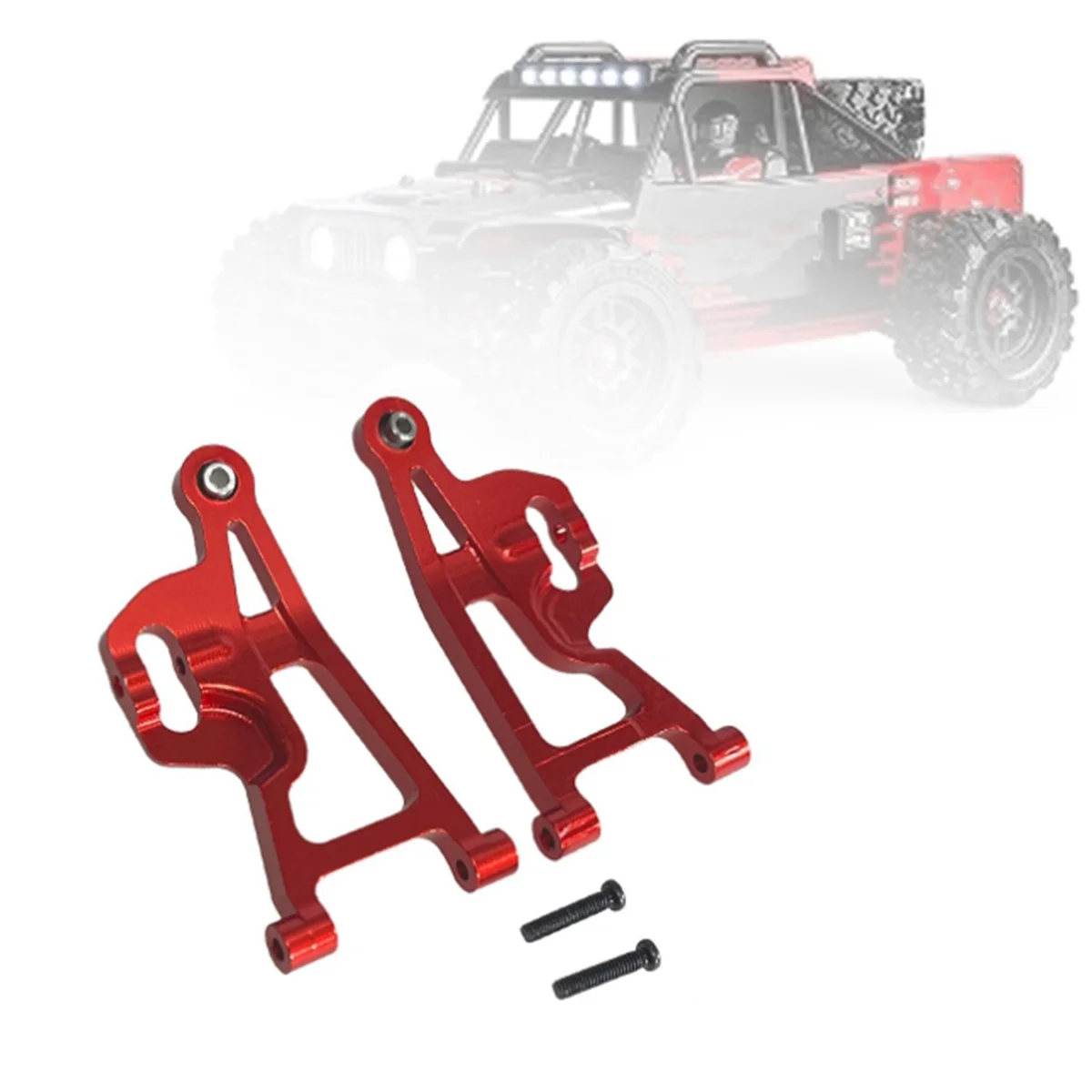 Componentes del brazo oscilante inferior delantero del coche KKZ-RC para MJX Hyper Go 1/14 14209 14210 H14BM RC piezas de mejora del coche rojo