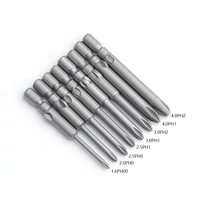 8pcs 40/60mm 800 4MM Round Shank Electric Phillips Screwdriver Bit Set Magnetic Screw Driver Cross PH00 PH0 PH1 PH2 hand Tools