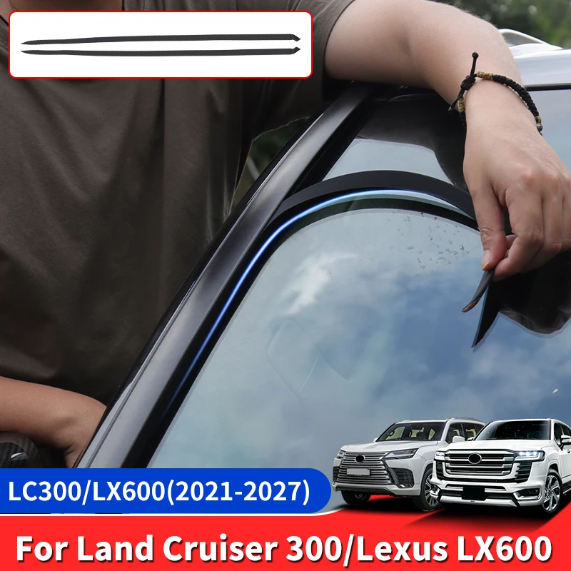 For Toyota Land Cruiser LC300 300 Lexus LX600 LX700 2021-2027 Windshield Sealant Cord Reduce Noise Anti-Leak Accessories
