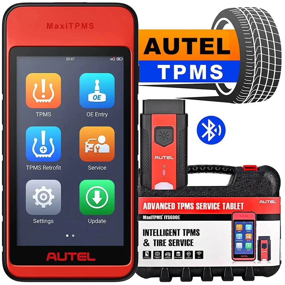 Autel MaxiTPMS ITS600 TPMS Relearn Tool Tire Service Scanner Programming Tool Activate/Relearn All Sensors, Upgrand of TS508