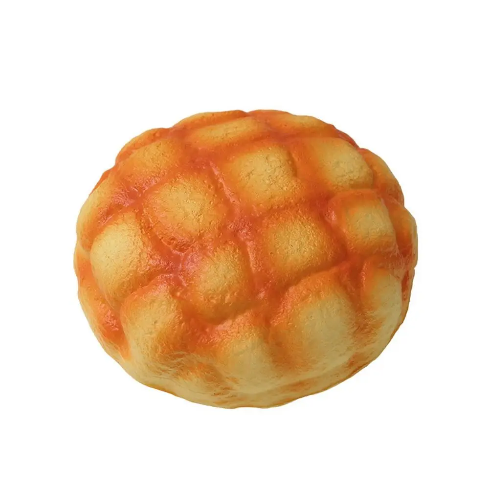 재미있는 노란색 인공 빵 모형 플레이하우스 토스트 모형 스트레스 해소 장난감 사진 소품 핀치 레 선물