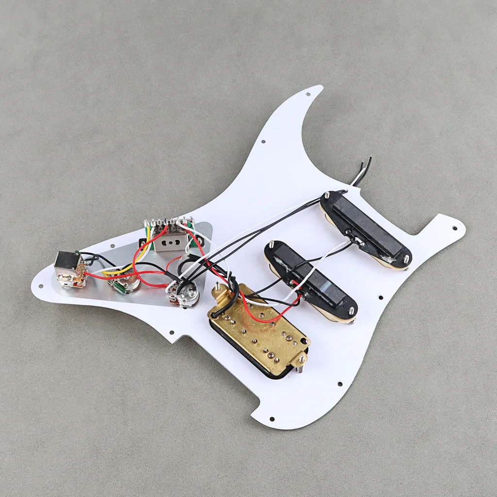 3Ply SSH Loaded Prewired Guitar Pickguard Humbucker Pickups Set  PVC for  Electric Guitar