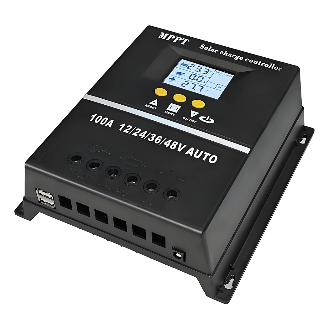 Y&H MPPT 60A 80A 100A Solar Charge Controller 12V 24V 36V 48V Battery Charging Smart Regulator for Lead Acid/Lithium Batteries