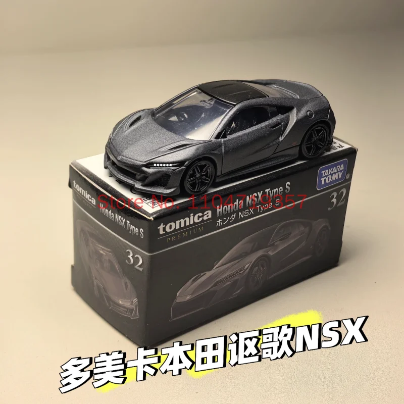 Original Takara Tomy Tomica Premium No.32 Honda Nsx Type S 1/62 Diecast Alloy Model Car Toys With Suspension Collectible Gift