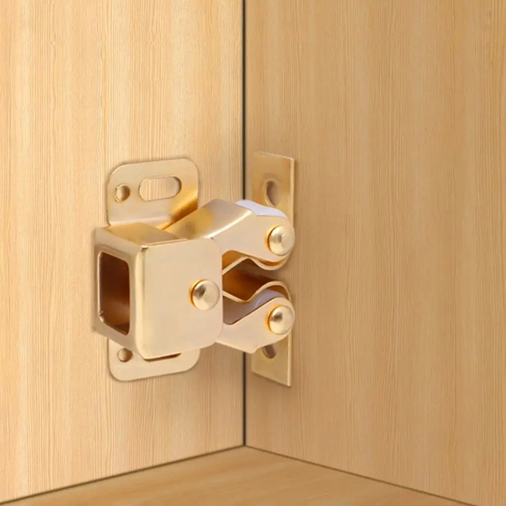 Antique Copper Color Magnet Cabinet Catches Free Screws Roller Mechanism Door Stop Magnetic Catch Buffer System Damper Buffer