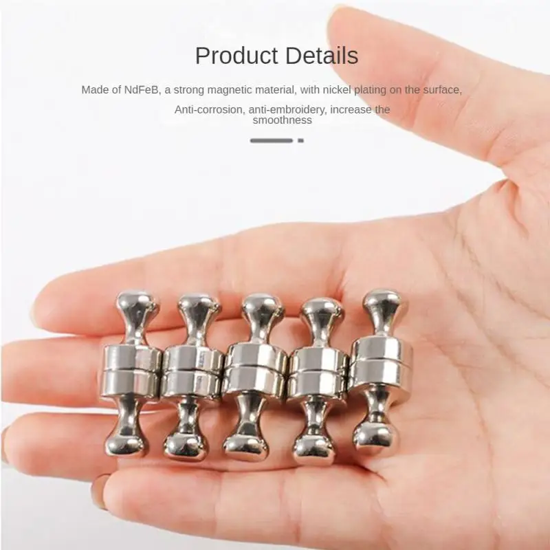 Magnet Push PinSuper Strong Neodymium Magnet Buckle Durable Magnet Pinboard Chess Kitchen Tools Magnetic Pushpins Metal