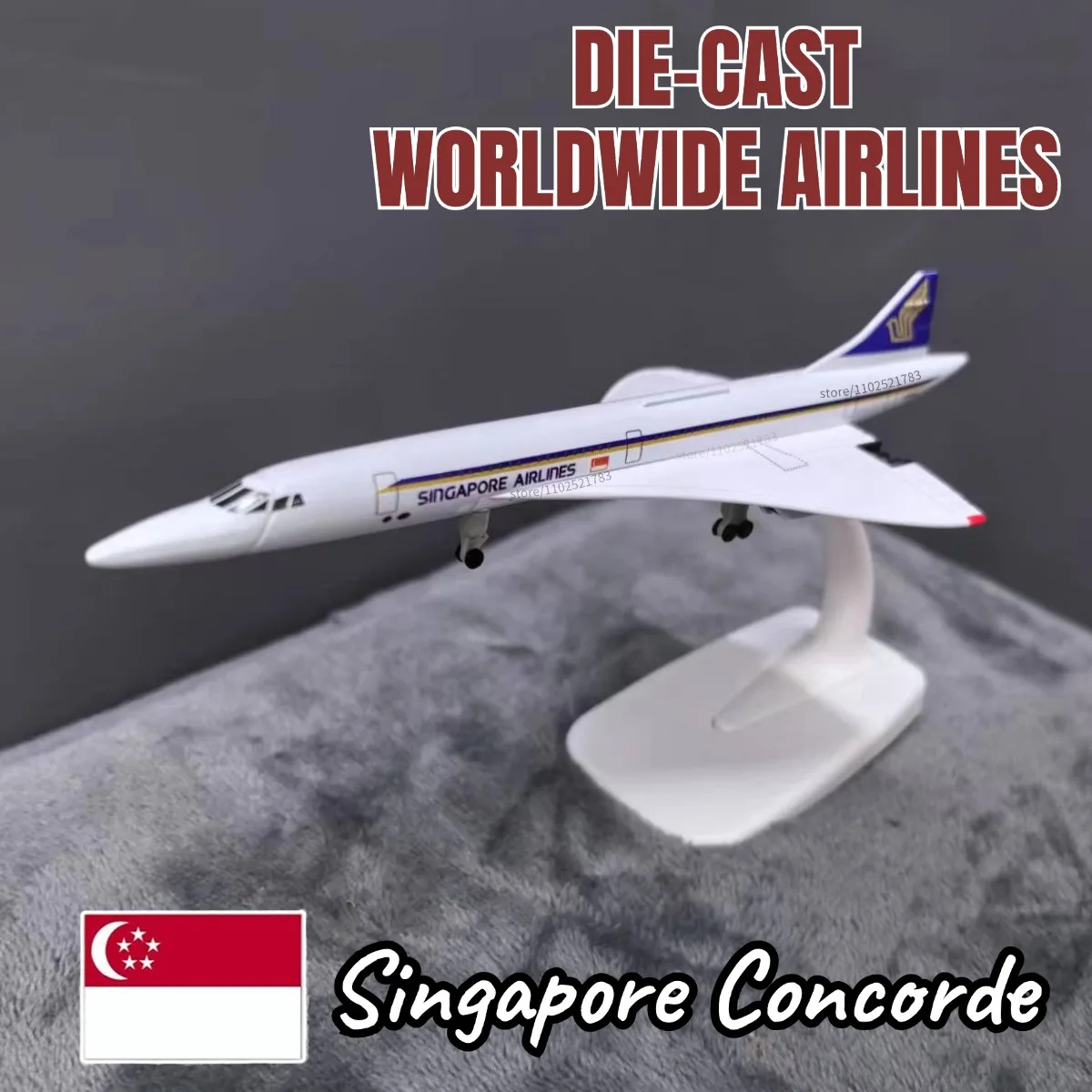 

Metal Diecast Aircraft Model 7.5 Inches Scale Boeing Airbus ATR Concorde 320 737 C919 Aviation Replica Miniature Art Kid Boy Toy