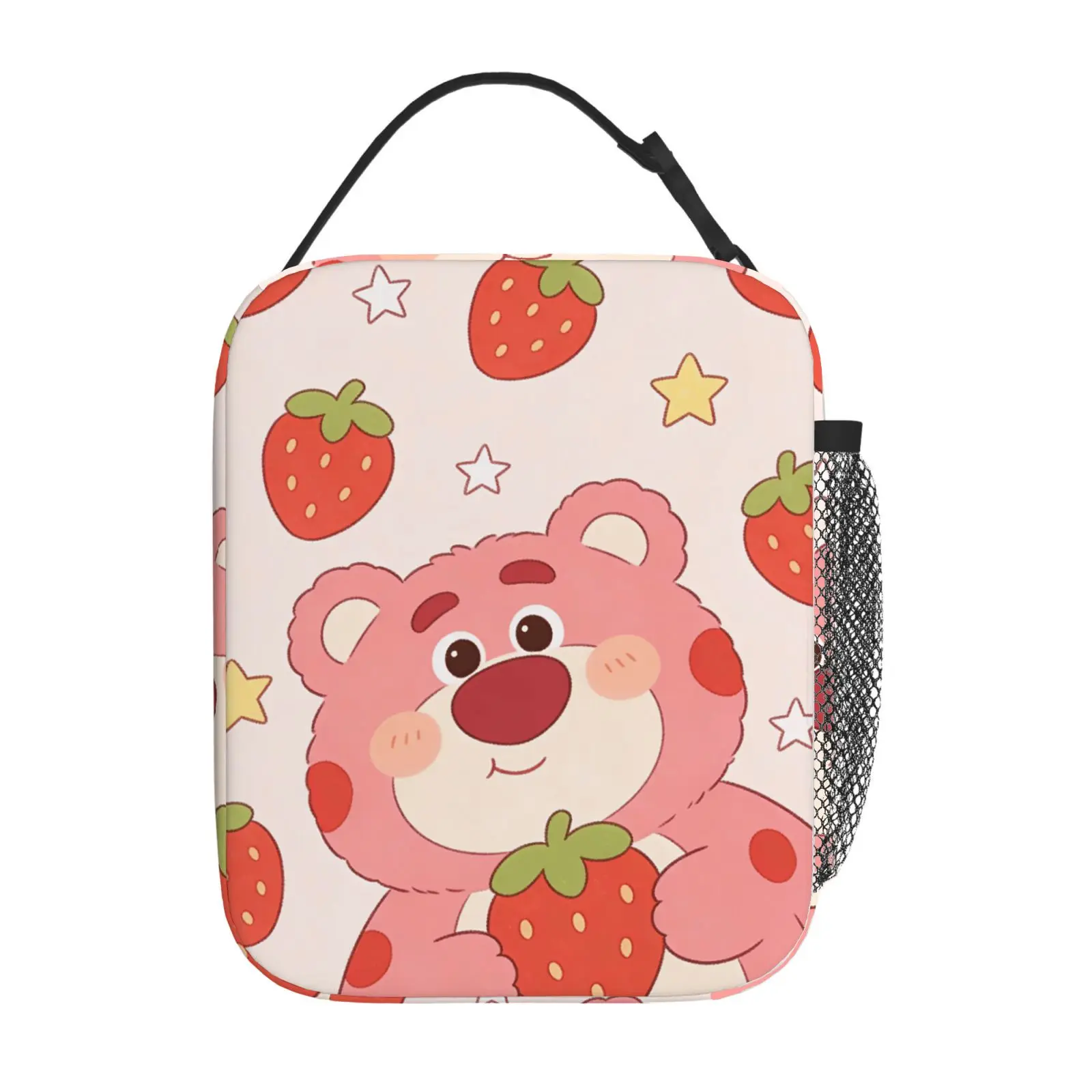 

1pc Cute Lotso theme cute lunch bag, suitable for casual daily application, commuter lunch bag, gift