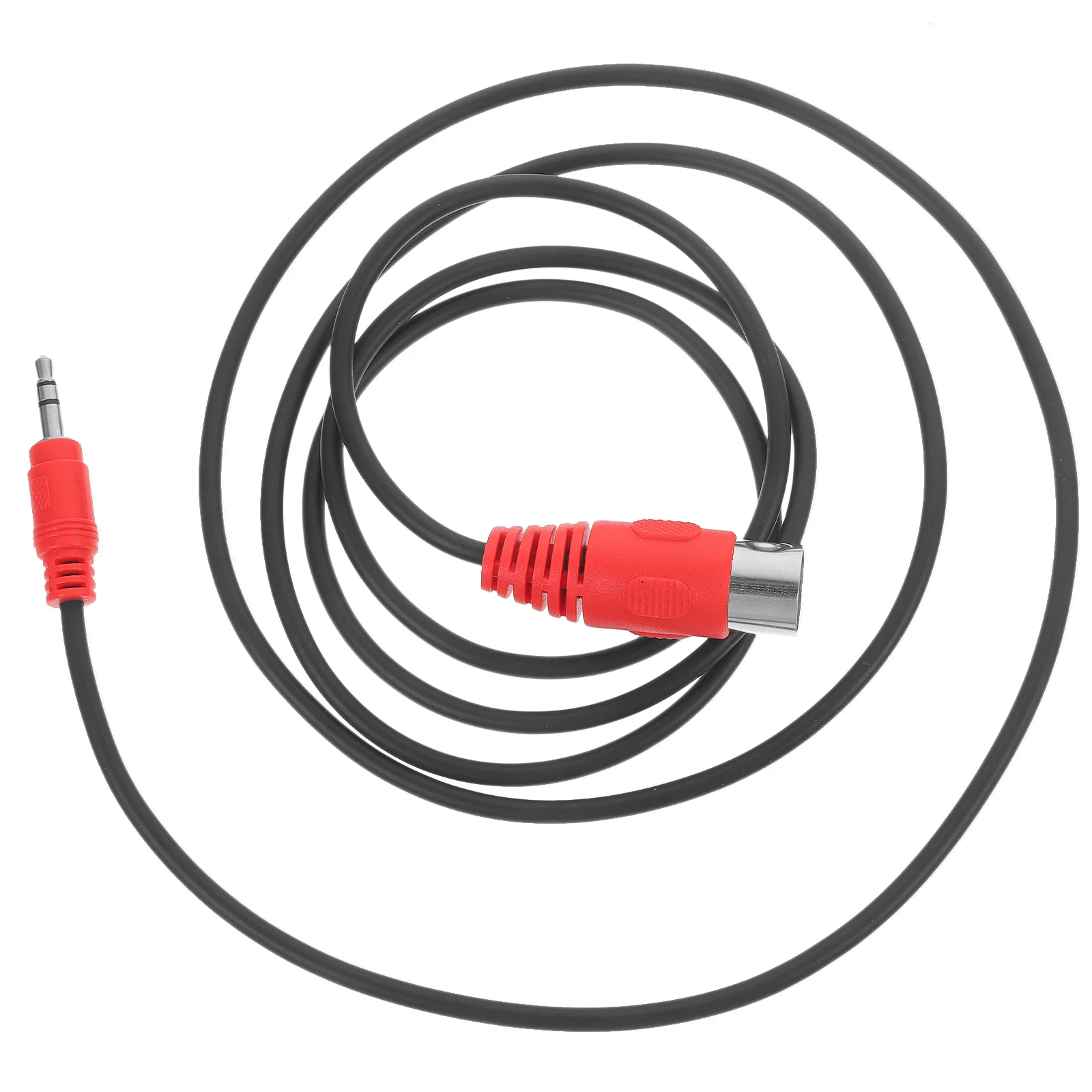 

3.5Mm To 5 Pin Din Midi Audio Cable Adapter Converter For Piano Sound Card Keyboard Dvd System 1.5M Rubber Copper