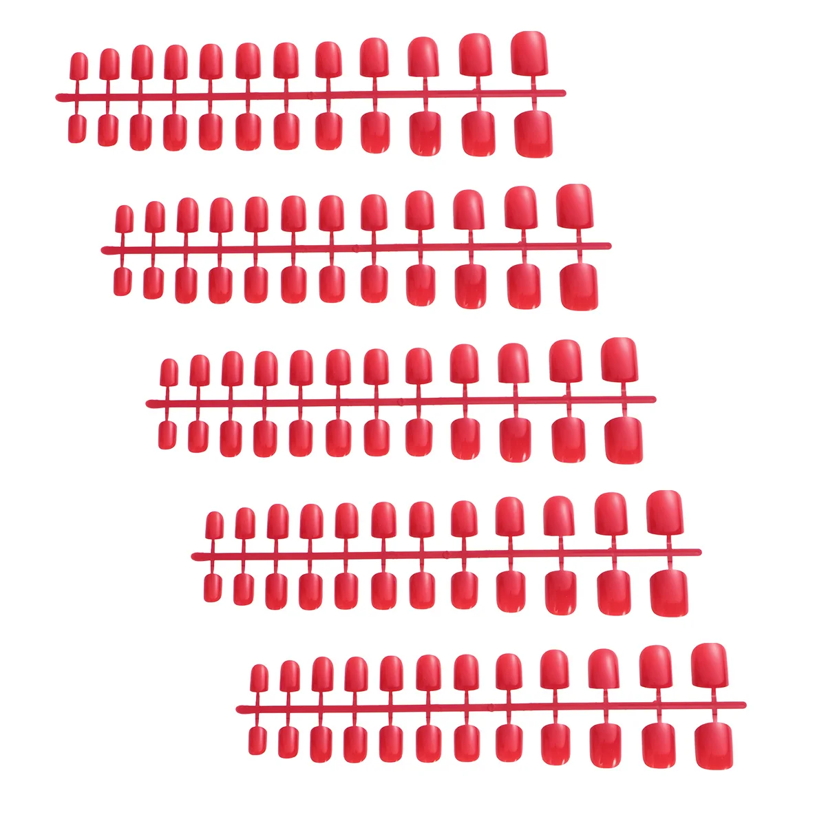 

Women Fake Nail Tips Patch Multi-Size Solid Color Full Cover Press On Nails For Salon Home Manicure Art Wedding Halloween