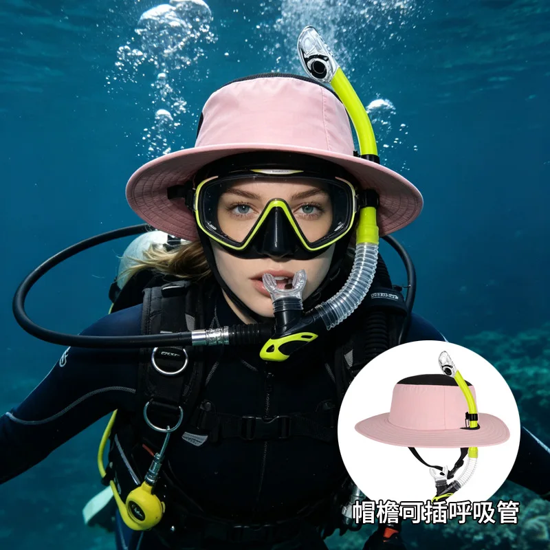 Adjustable Surfing Scuba Diving Hat Unisex Neck Protector Sunshade UV Protection Beach Vacation Paddle Board Floating Tube Cap