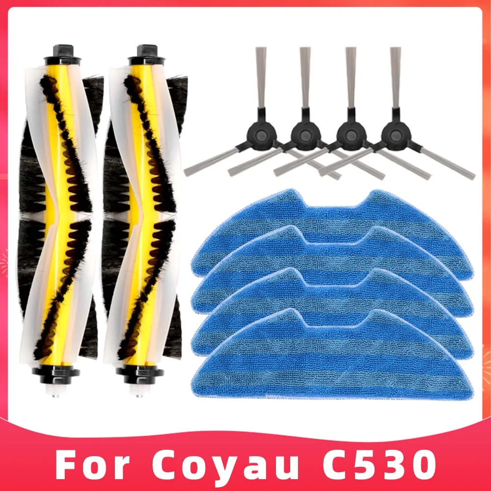 Compatible For ( Coyau C530, iCLEBO G5 ) Robot Vacuums Roller Main Side Brush Mop Cloths Rag Replacement Accessory Spare Part