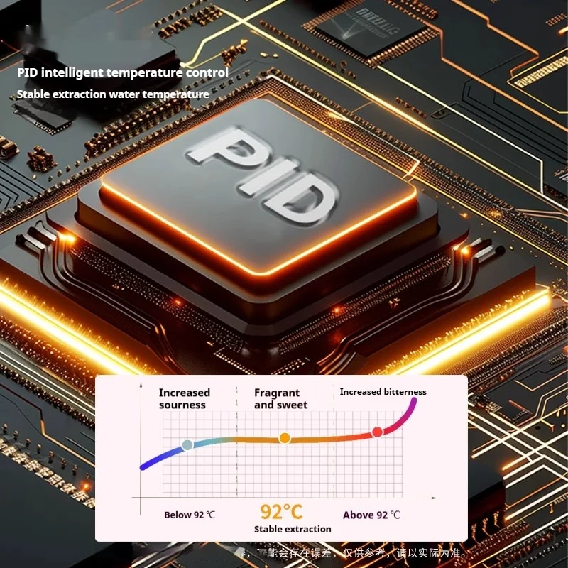1230W Semi-Automatic Espresso Machine with Milk Frother - 15Bar PID Temperature Control for Home Use