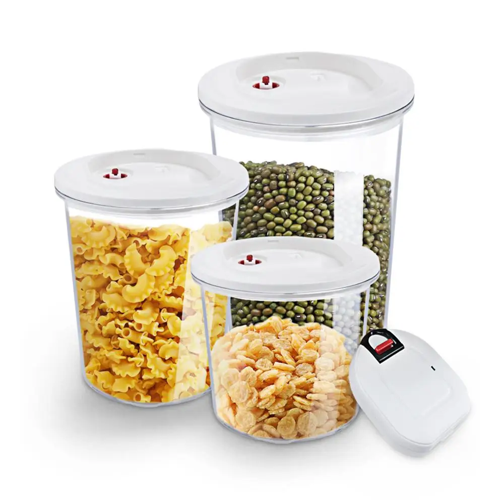 

Newest Electric Auto Air Pump Vacuum Food Saver Storage Canisters Coffee Containers