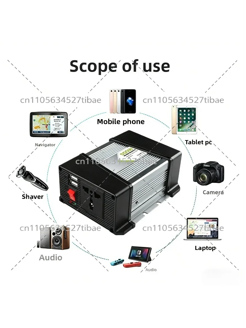 12V to 240V Solar Power Generation System Photovoltaic Off-Grid 500W Inverter for Renewable Energy Conversion view 5