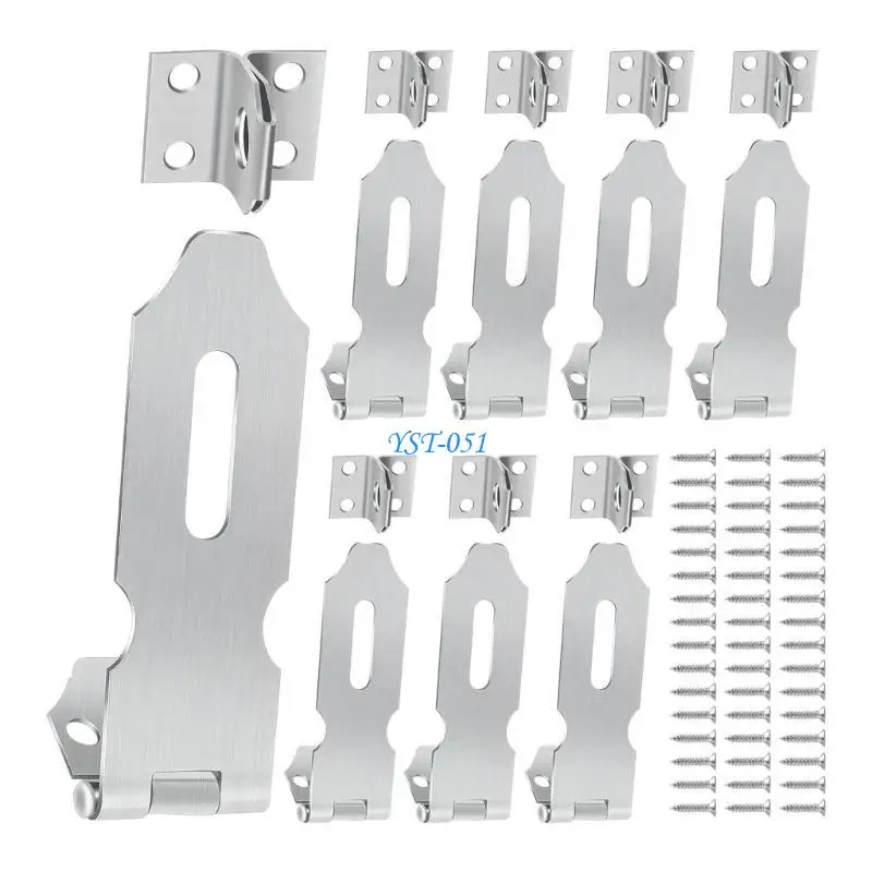 

E15A Stainless Steel Fastening Clasps Triple Hole Configuration For Lightweight Door Storage Container Workshop Use