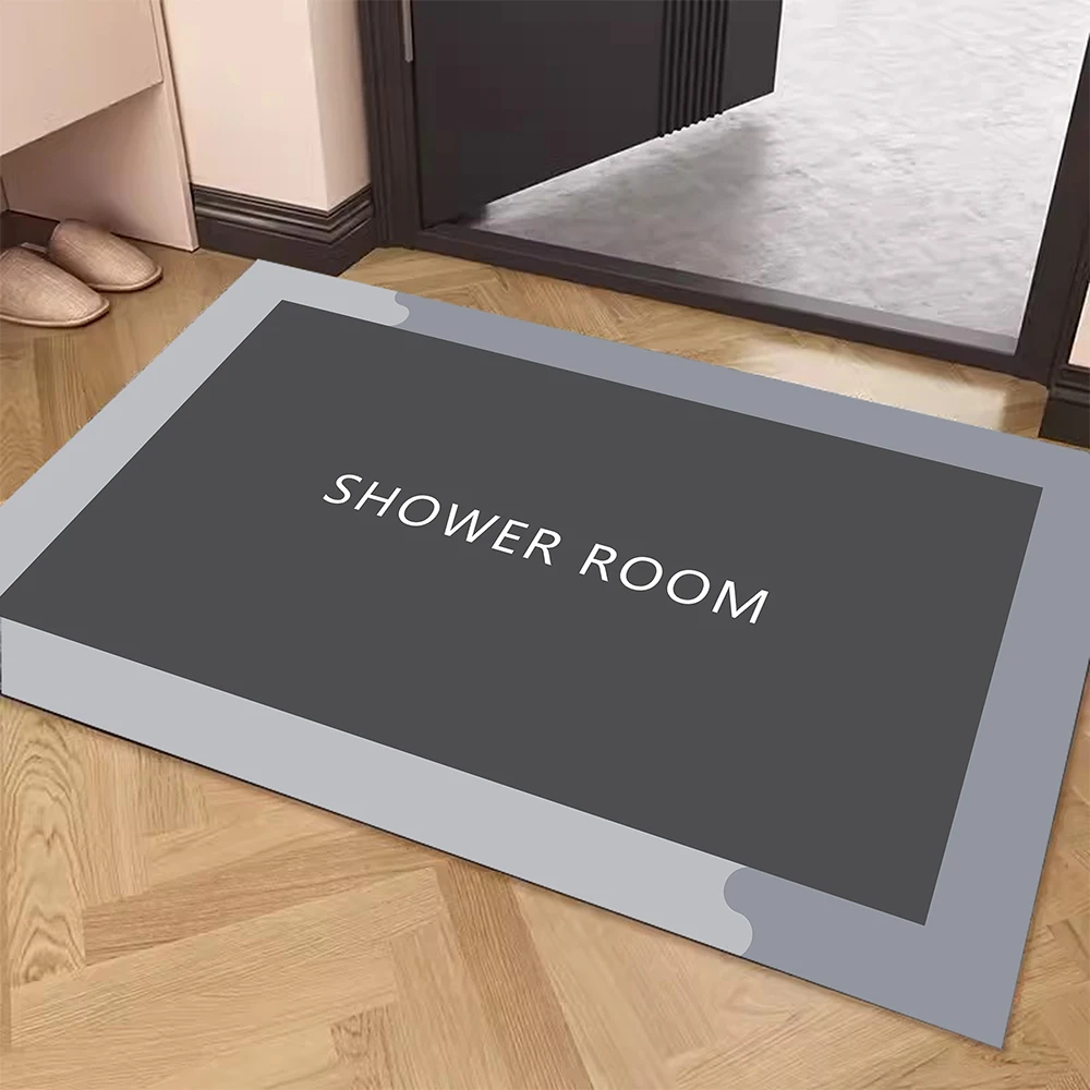 

Door Mat Shower Room Diatom Mud Carpet Bathroom Absorbent Floor Mat Toilet Quick-drying Toilet Entry Door Floor Mat Non-slip