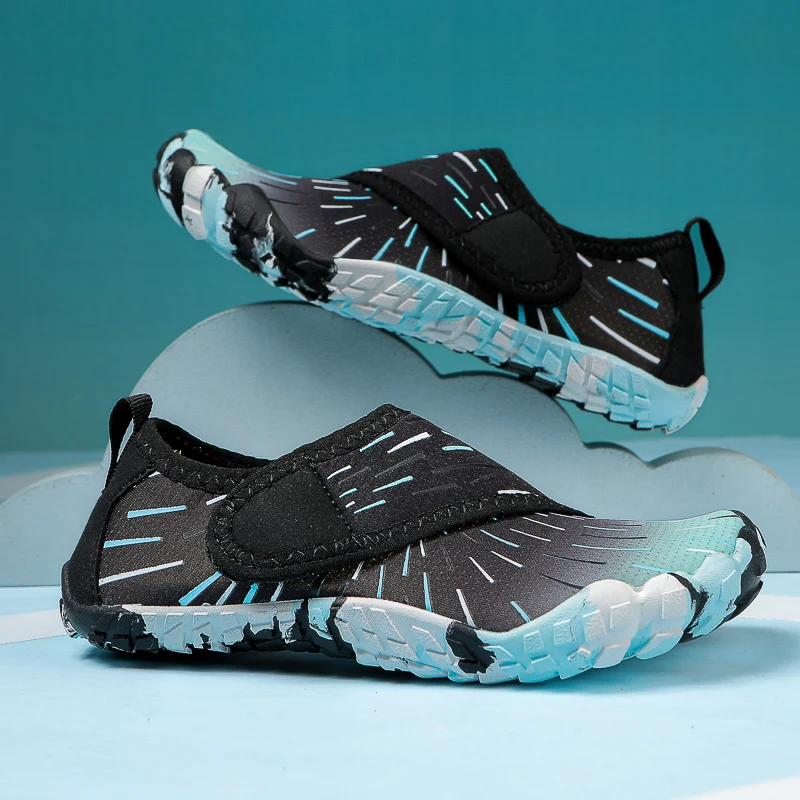 New Colorful Kids Aqua Shoes Beach Five Fingers Barefoot Water Shoes Summer Swimming Seaside Upstream Wading Children Sneakers
