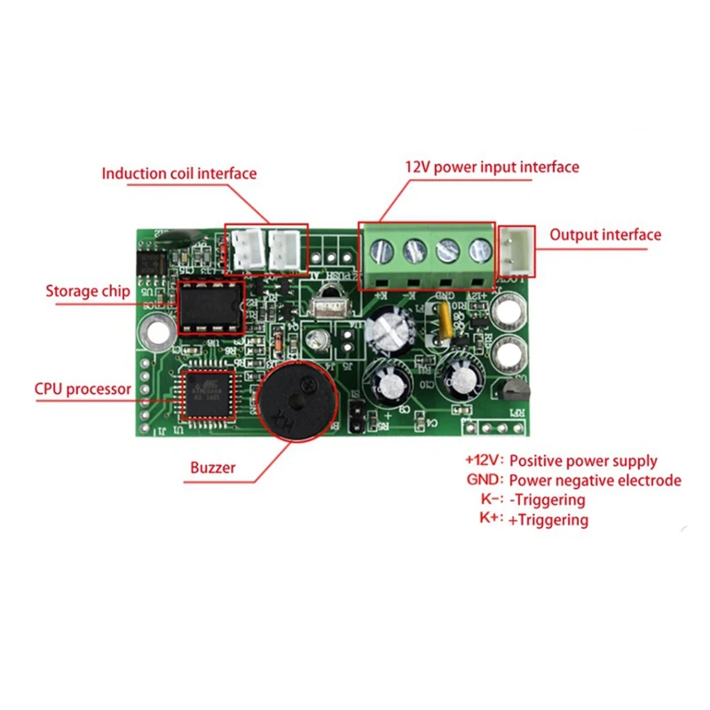 RFID Embedded Control Board EMID 125Khz Normally Open Control Module Induction Tag Card Controller