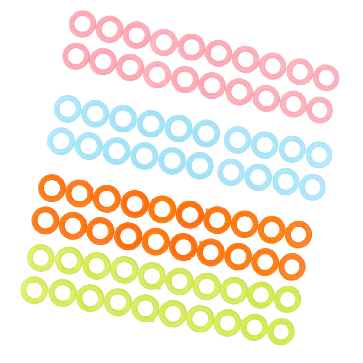

Circular Knitting 5 Circular Knitting Markers Packs Plastic Stitch Marker Rings Sewing Crochet Craft Projects Durable Safe