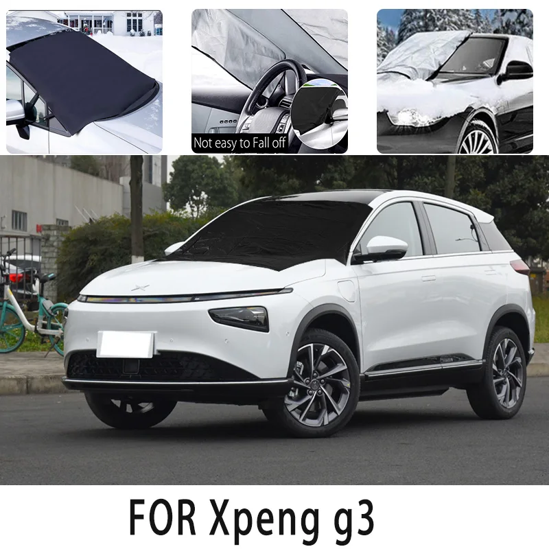 

Car snowcover frontcover for Xpeng g3 snowblocking heat insulation sunshade Antifreeze wind Frost prevention car accessories