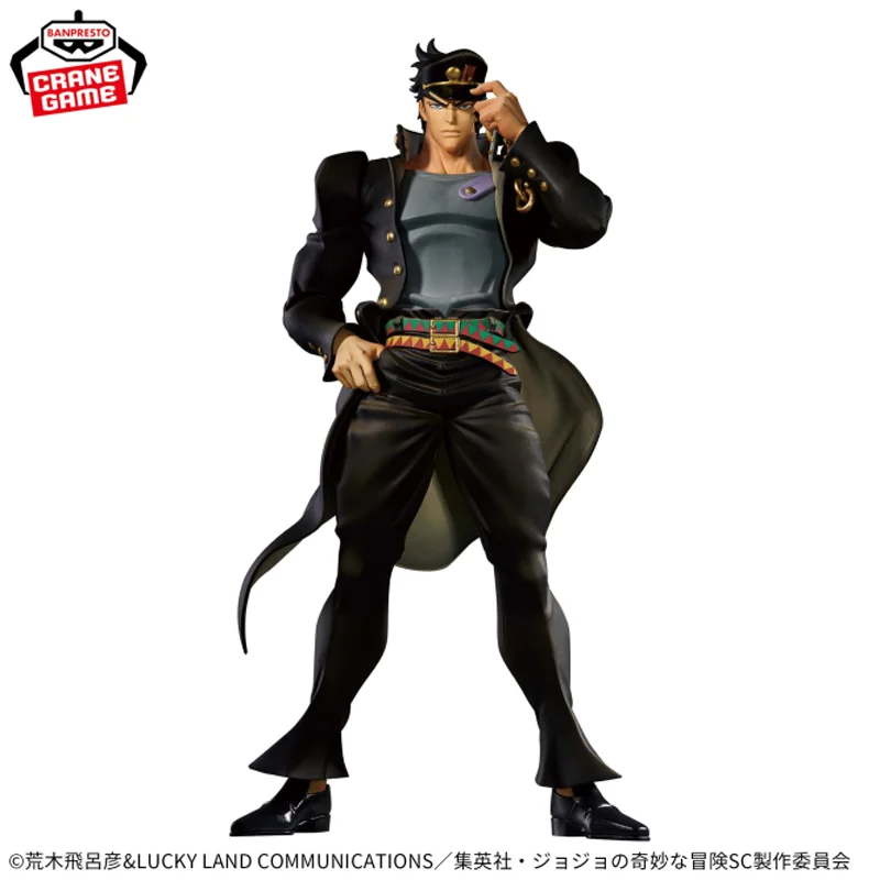

Genuine Original Bandai Banpresto Jojo's Bizarre Adventure Stardust Crusaders Mometria Jotaro Kujo Anime Figure Model Toys Doll