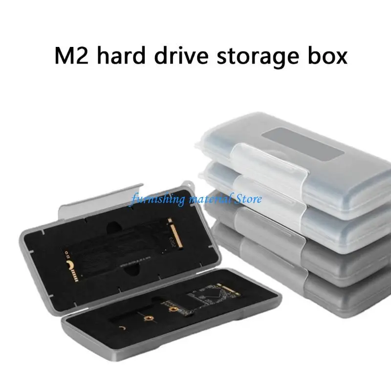 

Y5GD M.2 SSD Case Ensures Safety and Convenience 2 Slots Hard Disk Storage