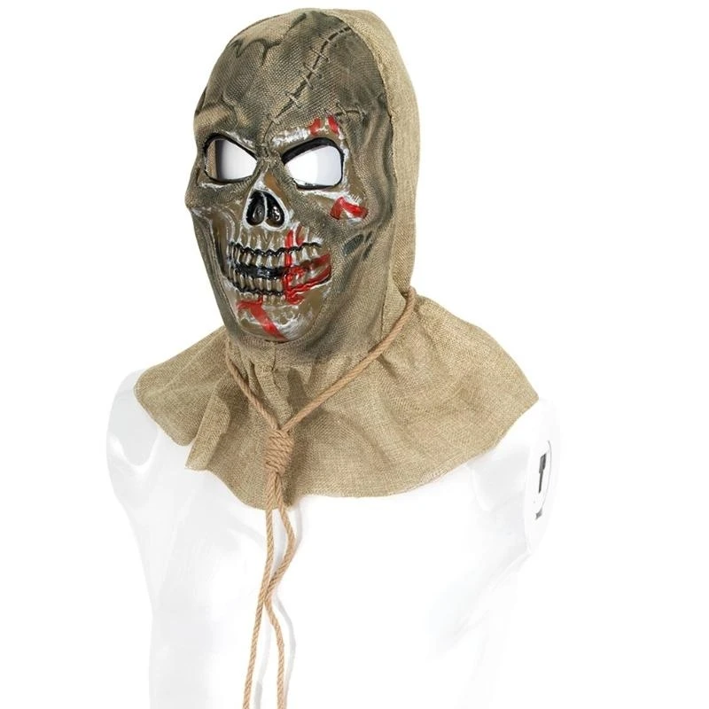 39bb Maschera per cranio Full Head Mask Maschera Halloween Maschera Costume Orsorico Full Face Prop per festa Carnival