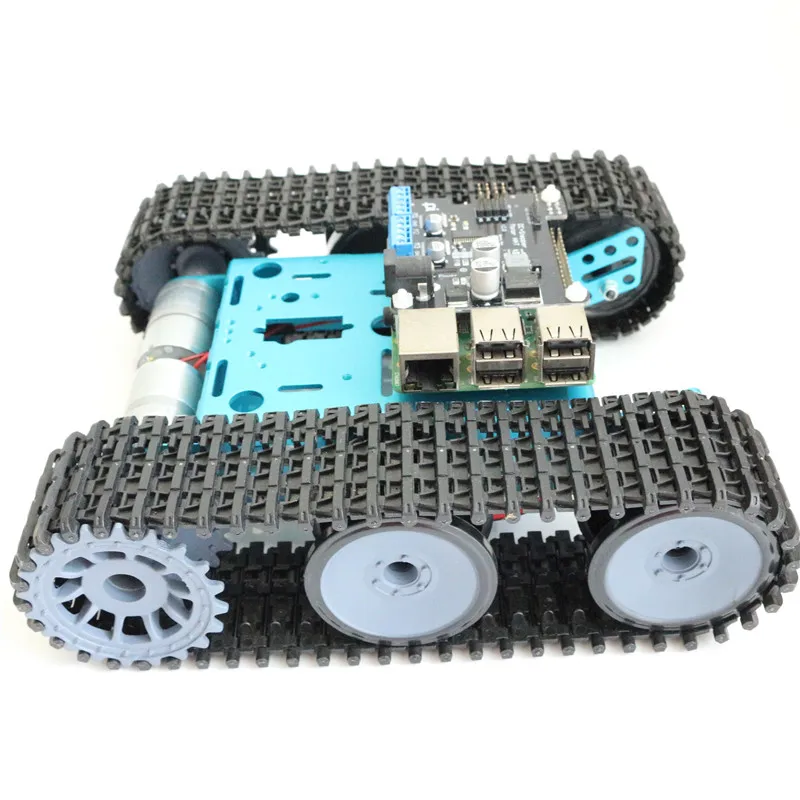 Telaio per serbatoio RC con motore GM25-310 Serbatoio per auto intelligente Accessori fai da te Telaio per auto da pista Telaio in metallo Telaio per auto robot programmabile