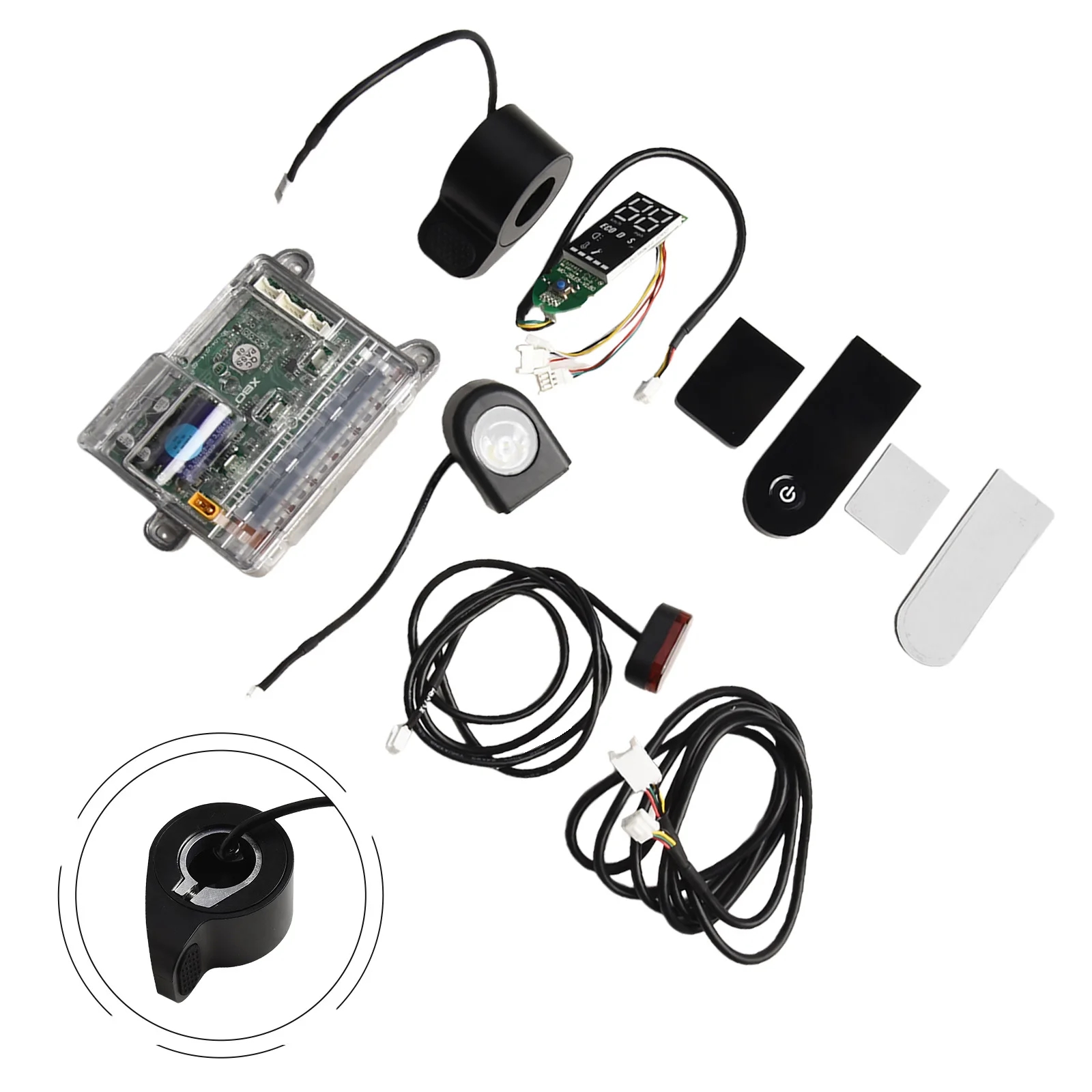 

Scooter Maintenance Color Black Electric Scooter Accessories Scooter Replacement Parts High Imitation Simple Structure