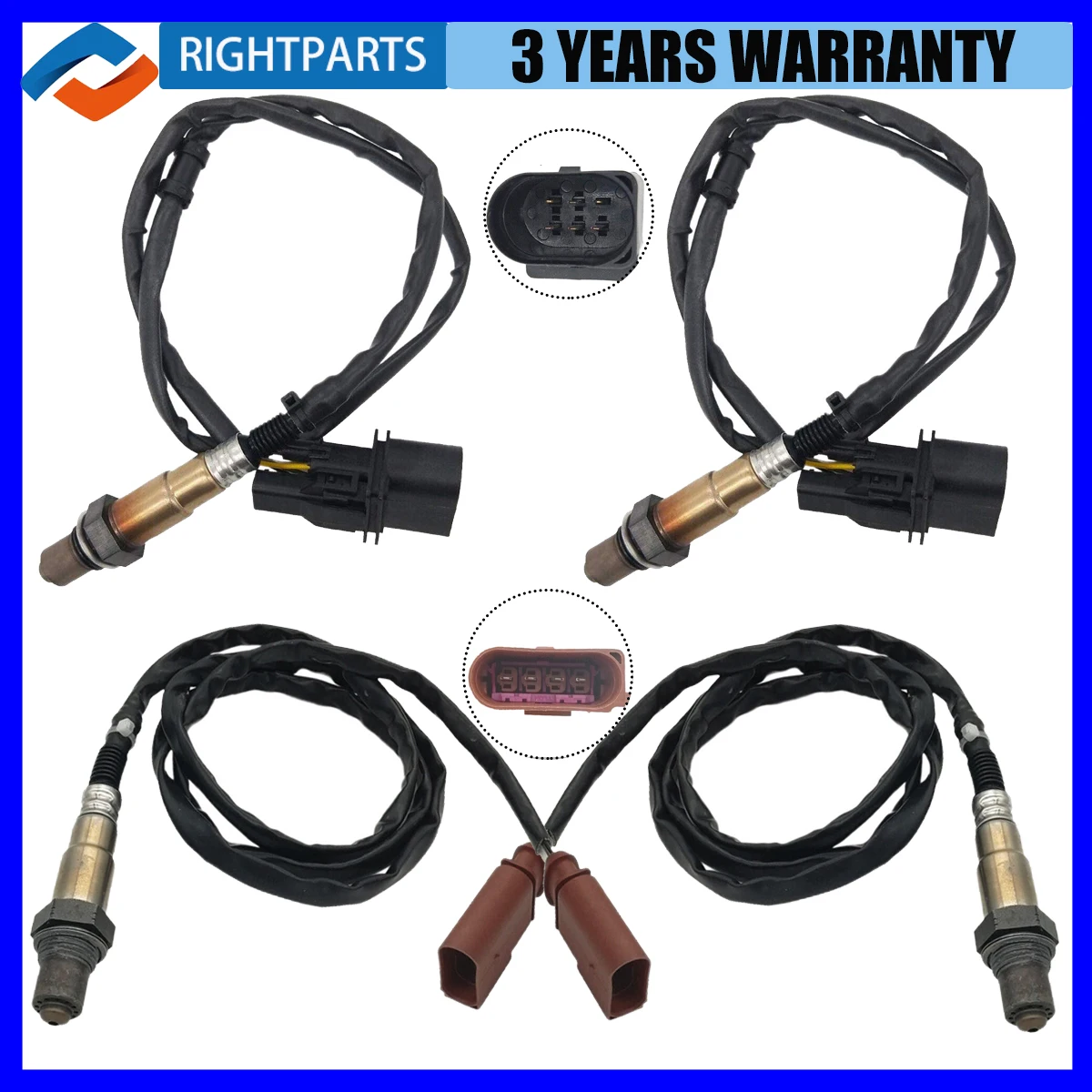 Upstream+Downstream Oxygen Sensor For VW Touareg 4.2L 2004 2005 2006 2007 Audi A8 Quattro 4.2L 2004 2005 2006 234-5115 234-4874