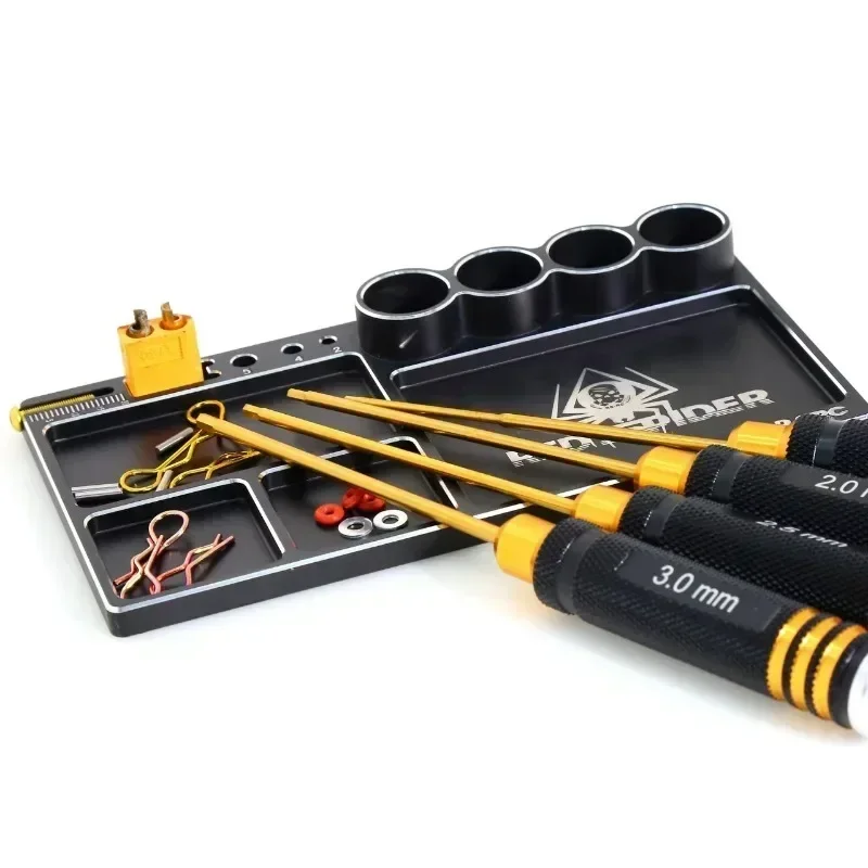 

Screwdriver Storage Rack Holder Multifunctional Organizer RC Repair Tools Kit Desktop Stand for Hex Cross Screw Driver R198