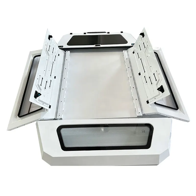 

Manganese Steel Truck Bed Cover For GWM Poer Great Wall Cannon 3 Door White Spray Paint Heavy Duty Off Road Cap