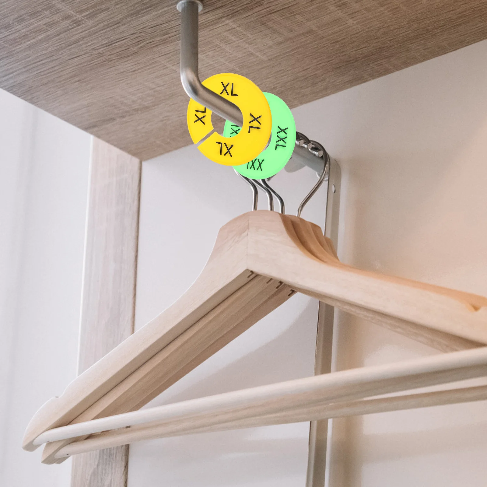 60 قطعة فواصل حجم الملابس البلاستيكية الملابس المنظمون فواصل خزانة مستديرة للمنزل التجزئة استخدام خزانة أدوات التخزين