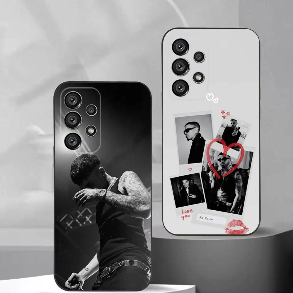 

Singer R-Rauw Alejandro Phone Case For Samsung S25,S24,S21,S22,S23,S30,Ultra,S20,Plus,Fe,Lite,Note,10,9,5G Black Cover