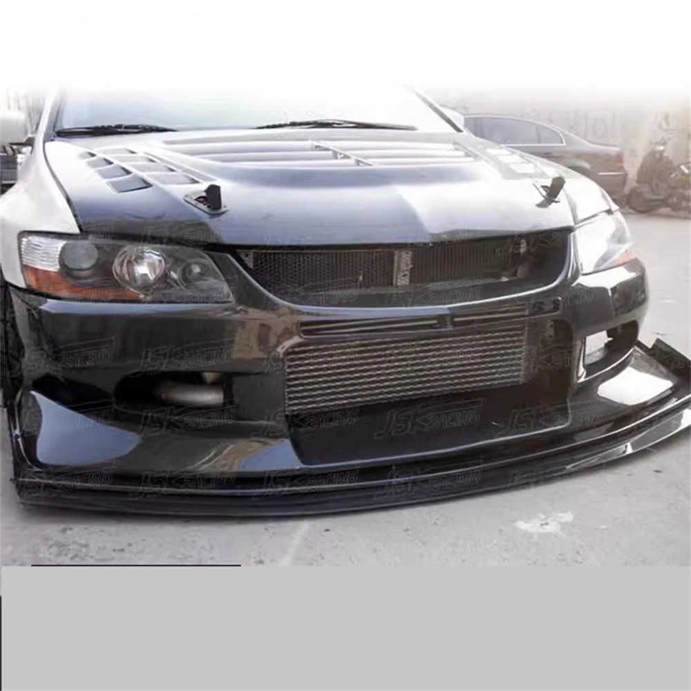 Car Surround front Bumper assembly For 03-07 Mitsubishi EVO8-9 modified VC carbon fibre Body kit