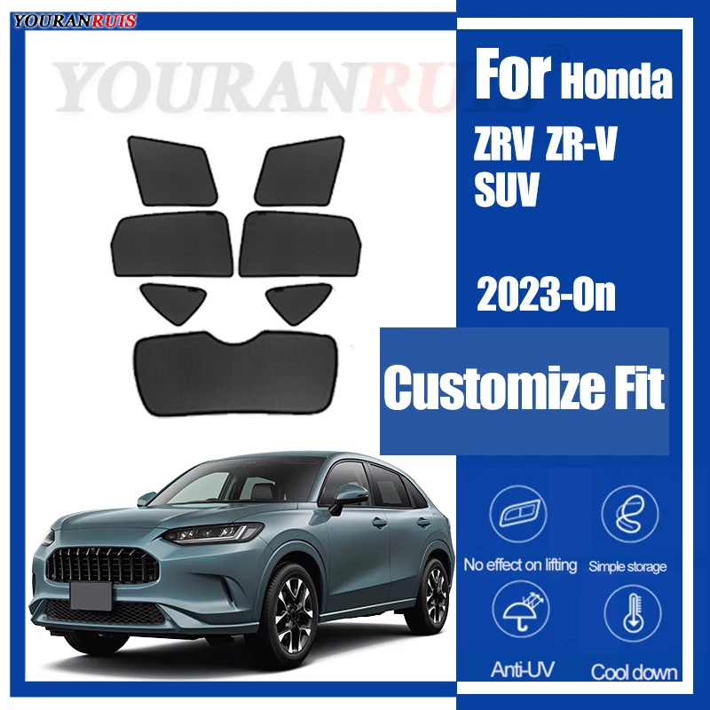 

Для Honda ZRV ZR-V 2023-On магнитные автомобильные окна переднего лобового стекла солнцезащитный козырек автомобильные солнцезащитные шторы