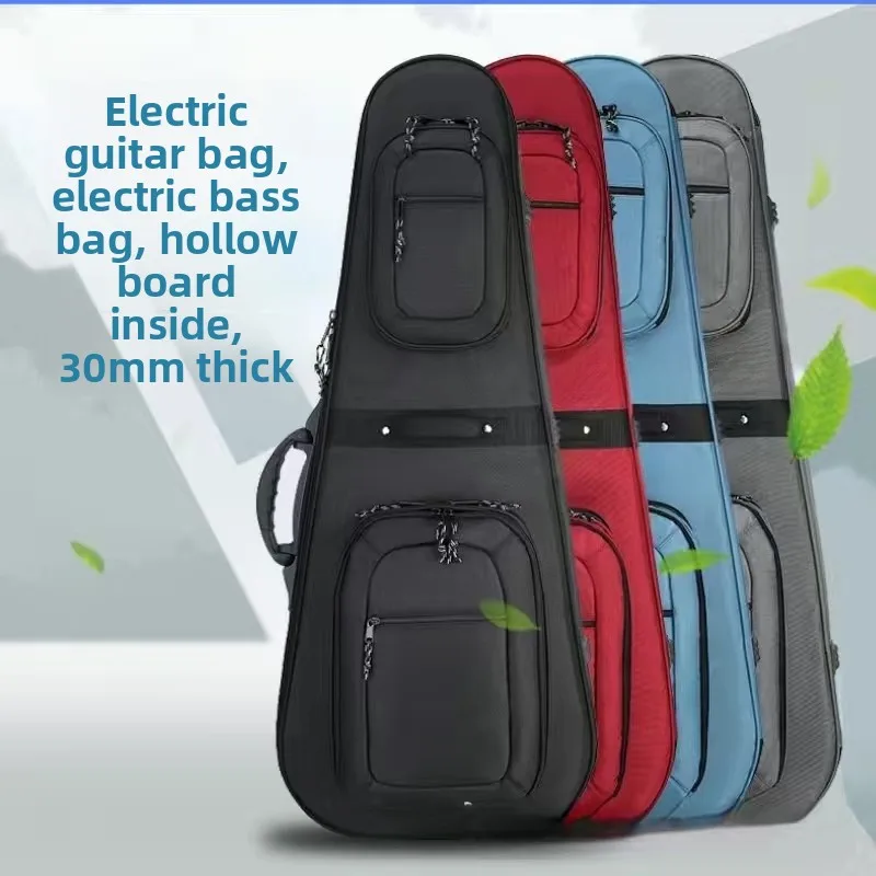 

Thiened oproof Bass Guitar Bag Explosive Proof Zipper Hollow Board Instrument Bapa Other Brand Musical Ins...