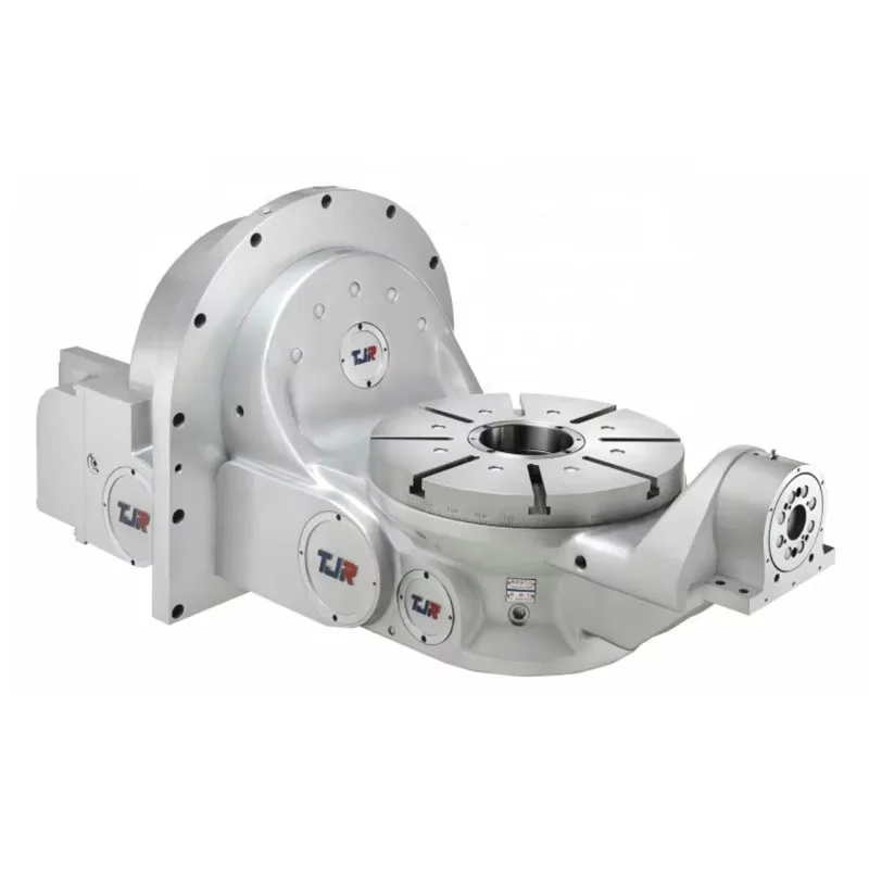 FHR Series Dual-axis Dual-arm Type Hydraulic Brake 5 Axis / 5th Axis CNC Tilting Rotary Table for CNC VMC Machining Center