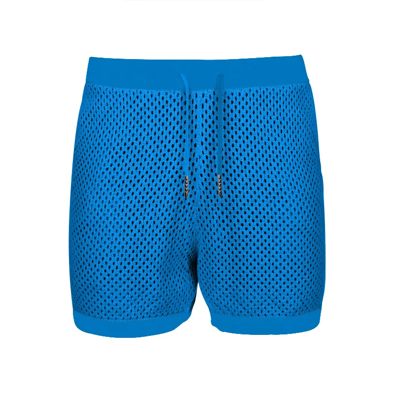 2026 Sommer Herren Ausgehöhltes Dünnes Zweiteiler-Set: Kühles, Atmungsaktives Kurzarm-Oberteil mit Passenden Shorts – Lässiges Alltagsoutfit im lockeren Schnitt – Detail 19