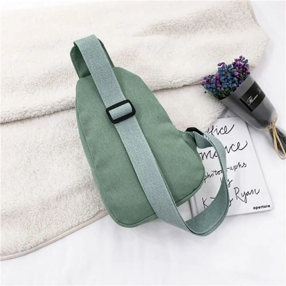 Fashion Hipster Daisy Print Chest Bag Ins Women Canvas Bag One Shoulder Crossbody Bag Luxury Designer