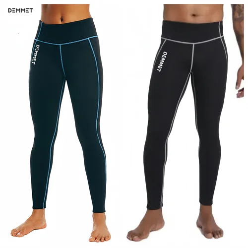 Nuevos pantalones de traje de neopreno para hombres y mujeres, 1,5mm/3mm, mantienen el calor para aeróbicos acuáticos, buceo, surf, natación, snorkel, kayak